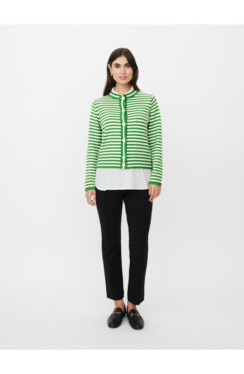 Masai Copenhagen MaLucanja Striped Cardigan, Alternate, color, Mint Green