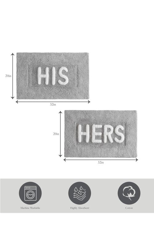 Jean Pierre New York His & Hers Bath Mat Set