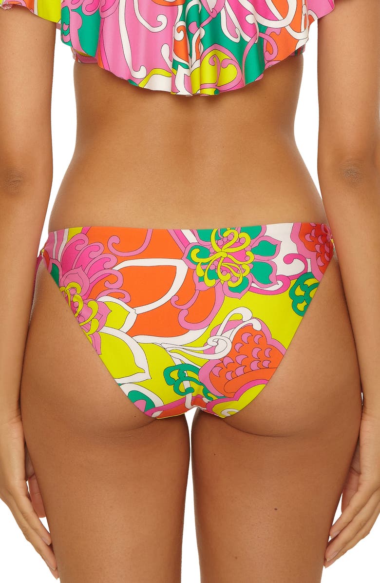 Trina Turk Elara Side Tie Bikini Bottoms, Alternate, color, Multi