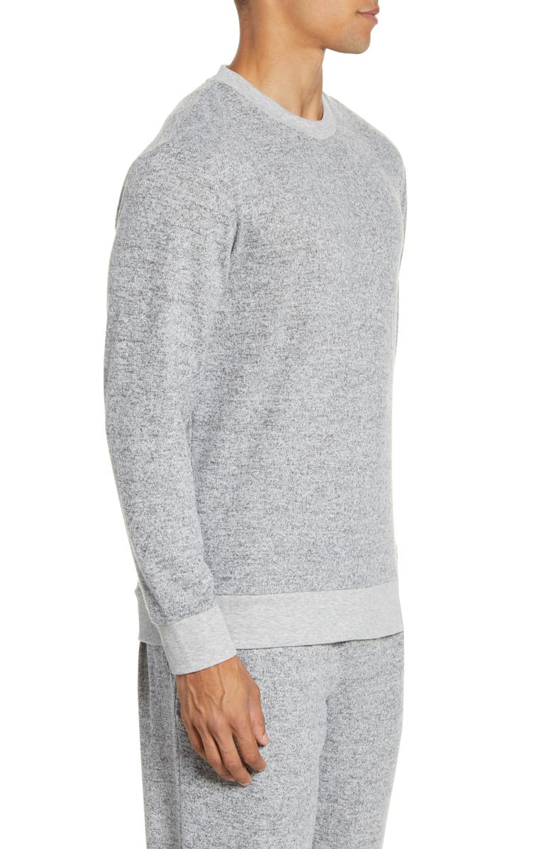 Majestic International Man Jam Knit Crewneck Top, Alternate, color, 