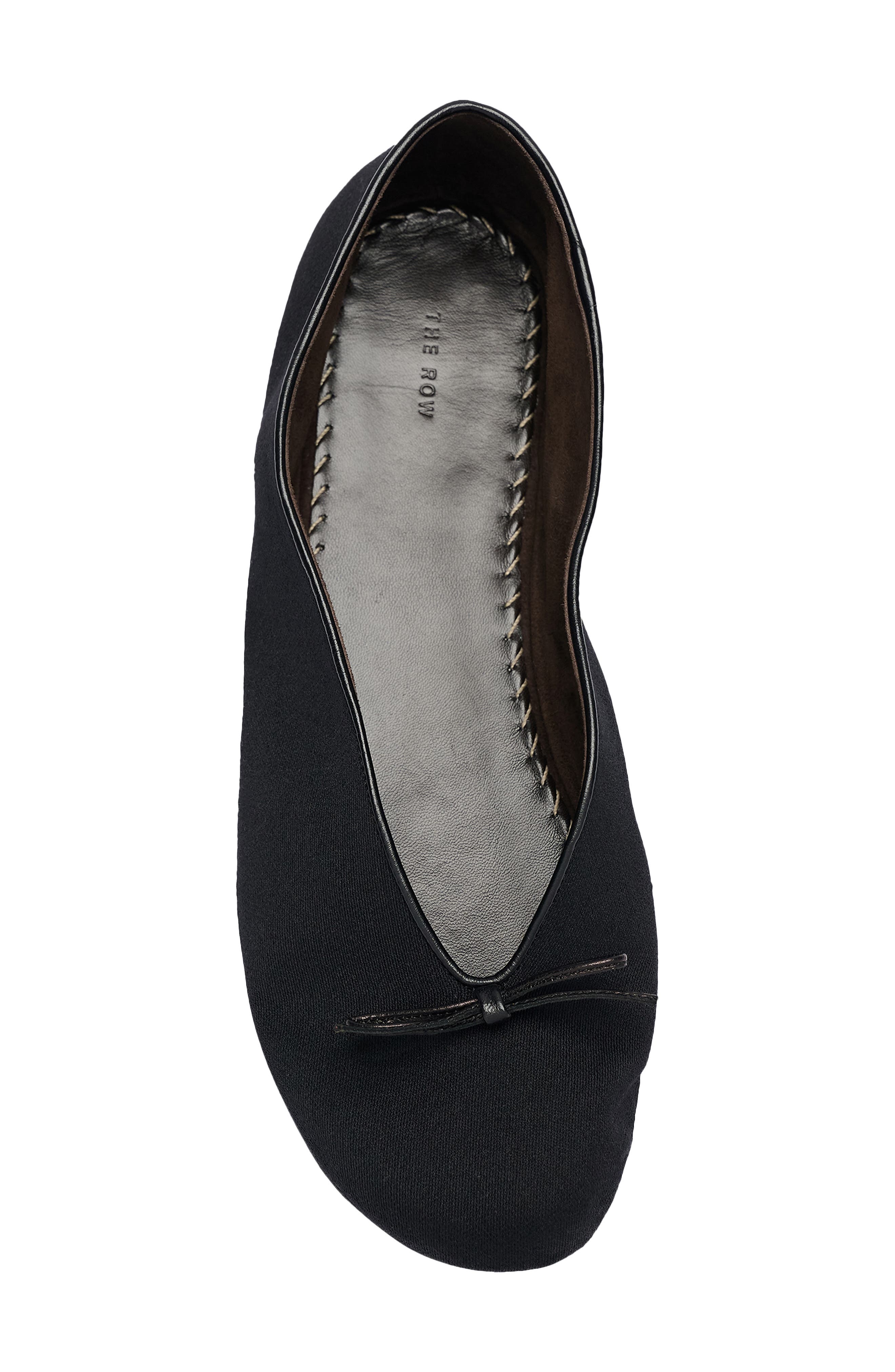 The Row Fay Wool Flat, Alternate, color, Black
