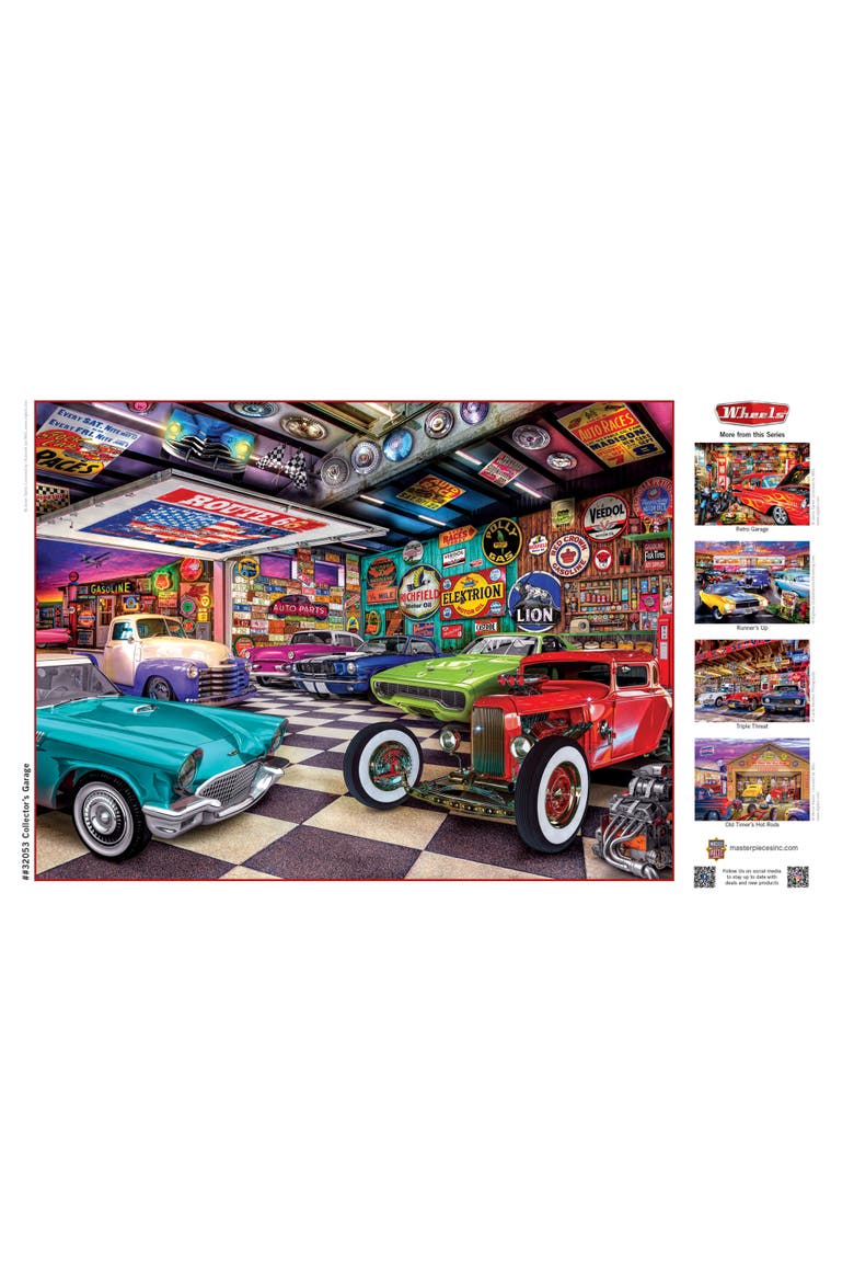 Collector's Garage 750 Piece Puzzle, Alternate, color, Multicolor