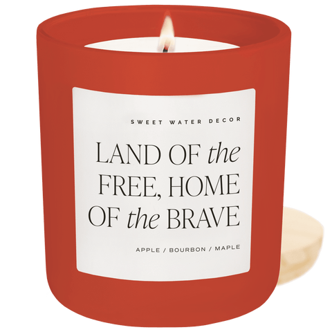 Land of the Free, Home of the Brave 15 oz Soy Candle