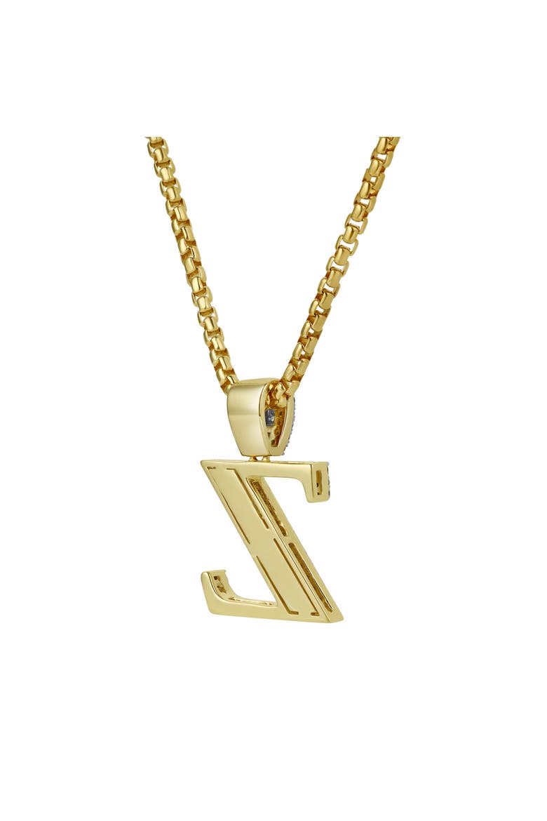 Z Initial Diamond Pendant 10K Yellow Gold - 0.72 Carats, Alternate, color, 10K Yellow Gold