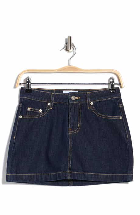 Nickei Denim Miniskirt