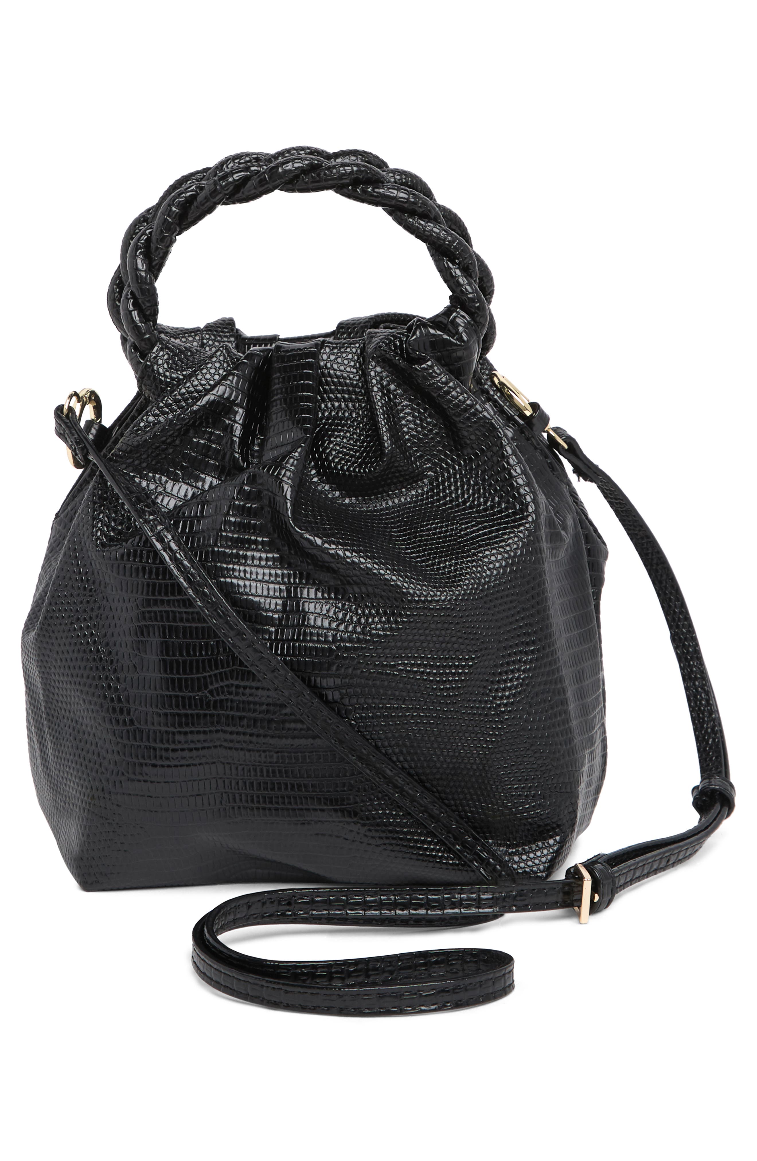 HOUSE OF WANT We Are Adorbs Mini Vegan Leather Top Handle Bag, Alternate, color, 