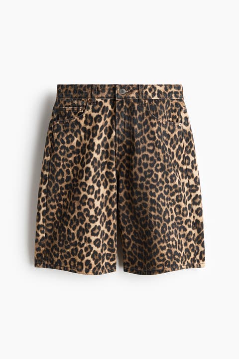 Denim Bermuda Shorts