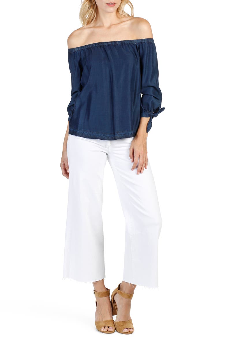 PAIGE Antonia Off the Shoulder Top, Main, color, 