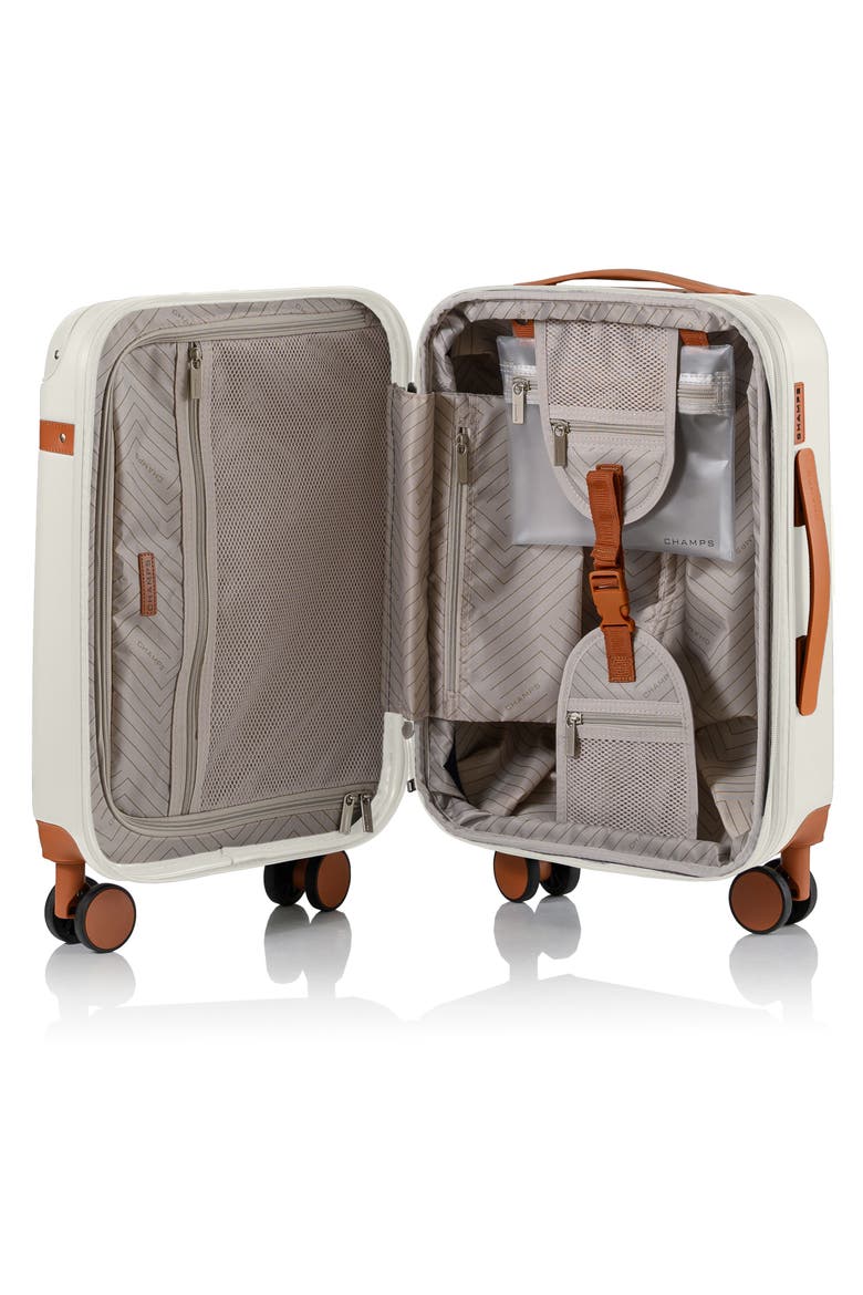 Vintage Carry-On Hardside Spinner, Alternate, color, IVORY