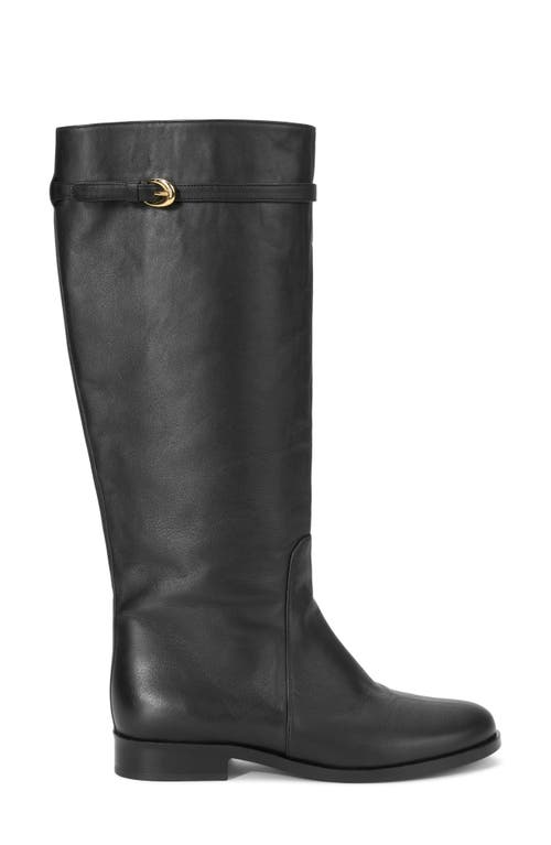 Staud Harlow Riding Boot In Animal Print