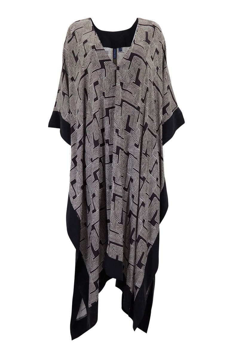 Lords of Harlech Inter Twine Womens Kaftan, Alternate, color, Inter Twine Black