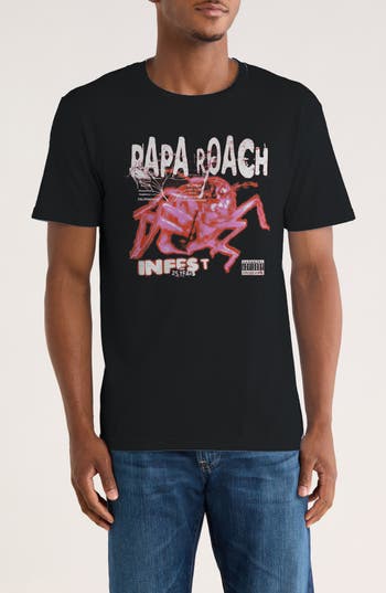Monster Digital Papa Roach Heatmap Graphic T-shirt In Black