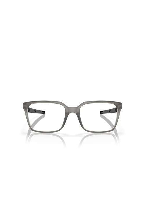 Oakley 55mm Rectangle Optical Glasses In Gray