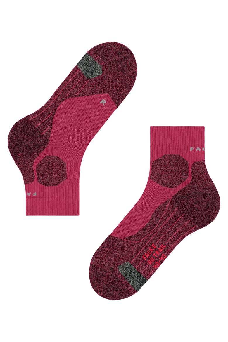 RU Trail Grip Socks, Alternate, color, Rose