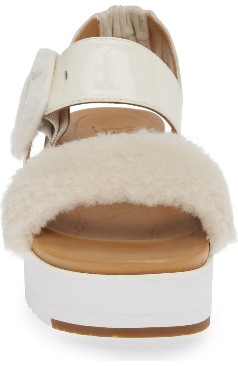 UGG<sup>®</sup> Le Fluff Flatform Sandal, Alternate, color,