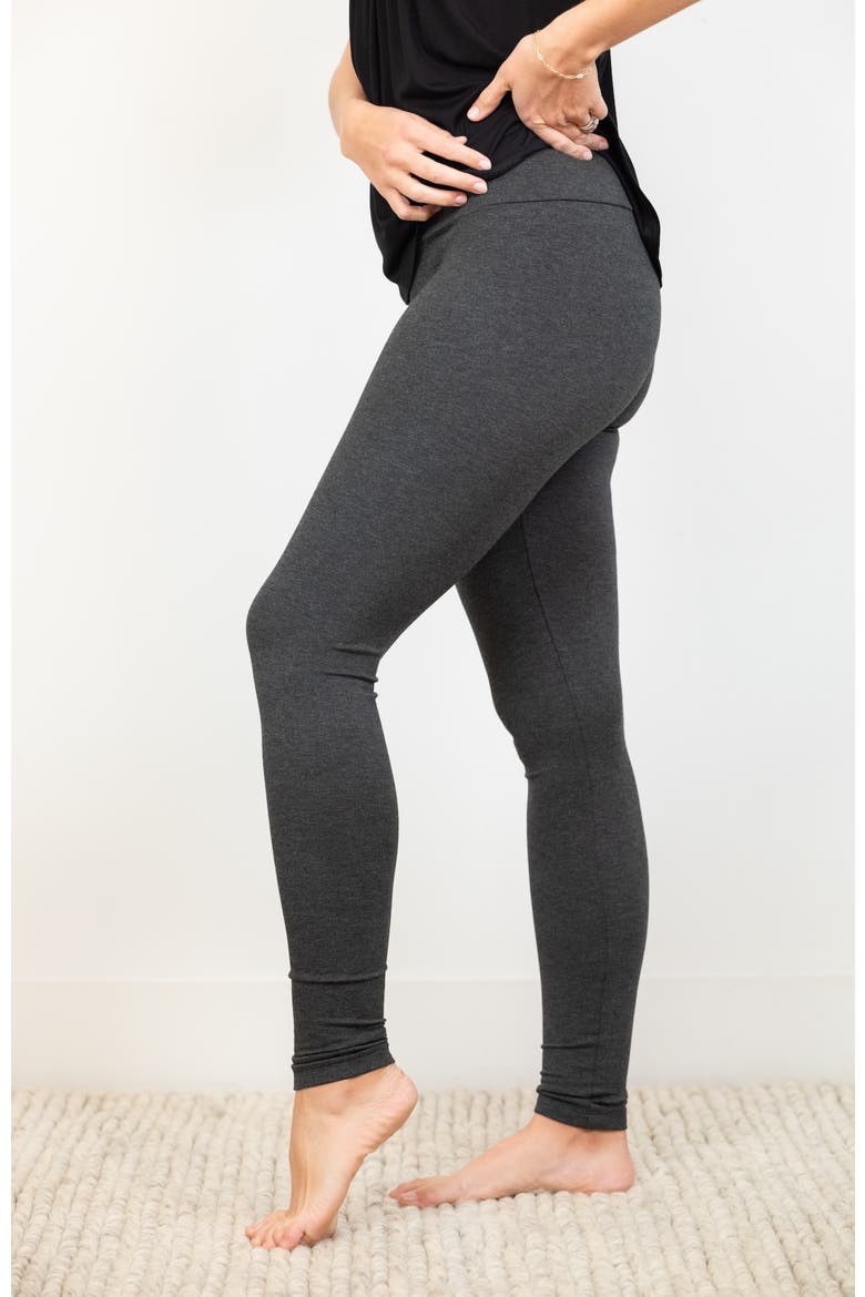 Ultimate Lounge & Sleep High Waist Leggings, Alternate, color, Charcoal