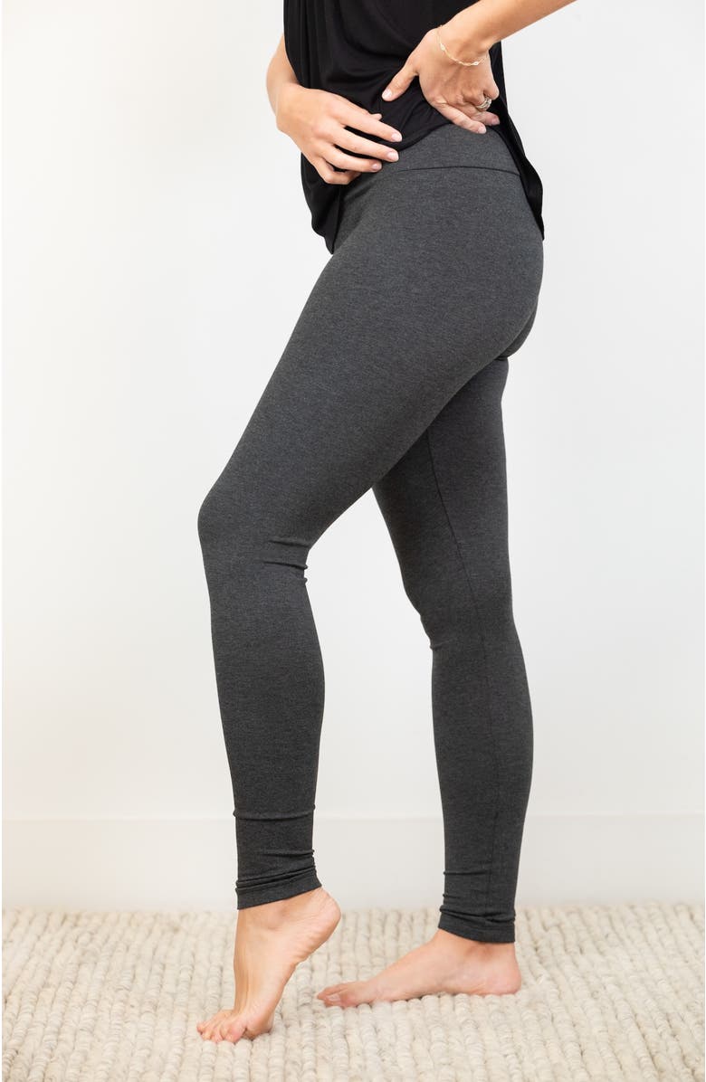 JJwinks Ultimate Lounge & Sleep High Waist Leggings, Alternate, color, Charcoal