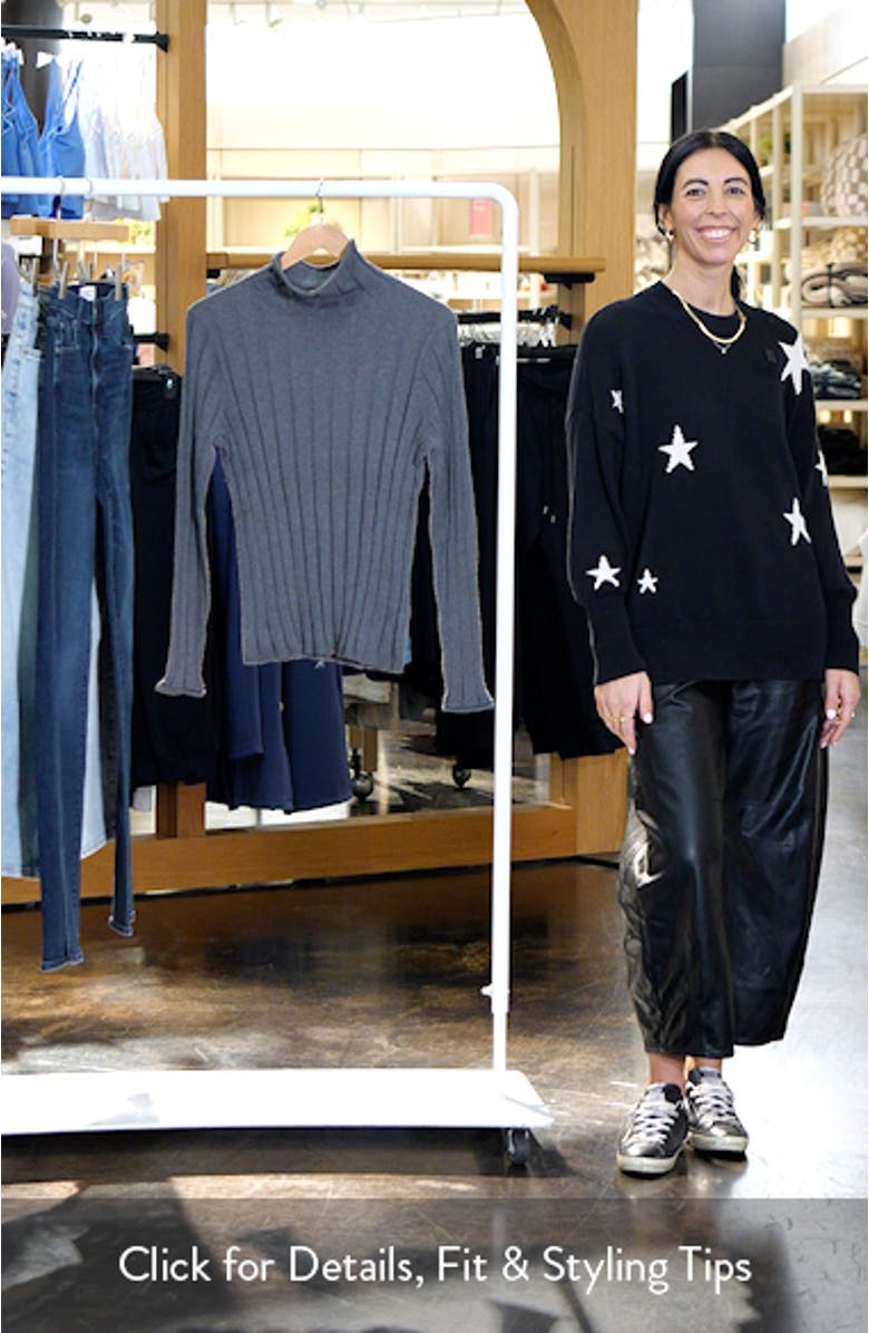 Payton Cotton & Cashmere Mock Neck Knit Top, sales video thumbnail