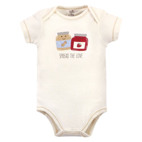 Touched By Nature Organic Cotton Bodysuits In Neutral