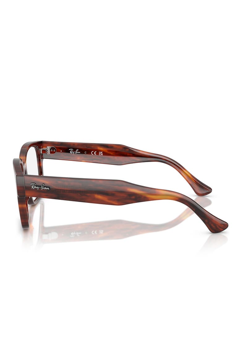 51mm Square optical glasses, Alternate, color, STRIPED HAVANA