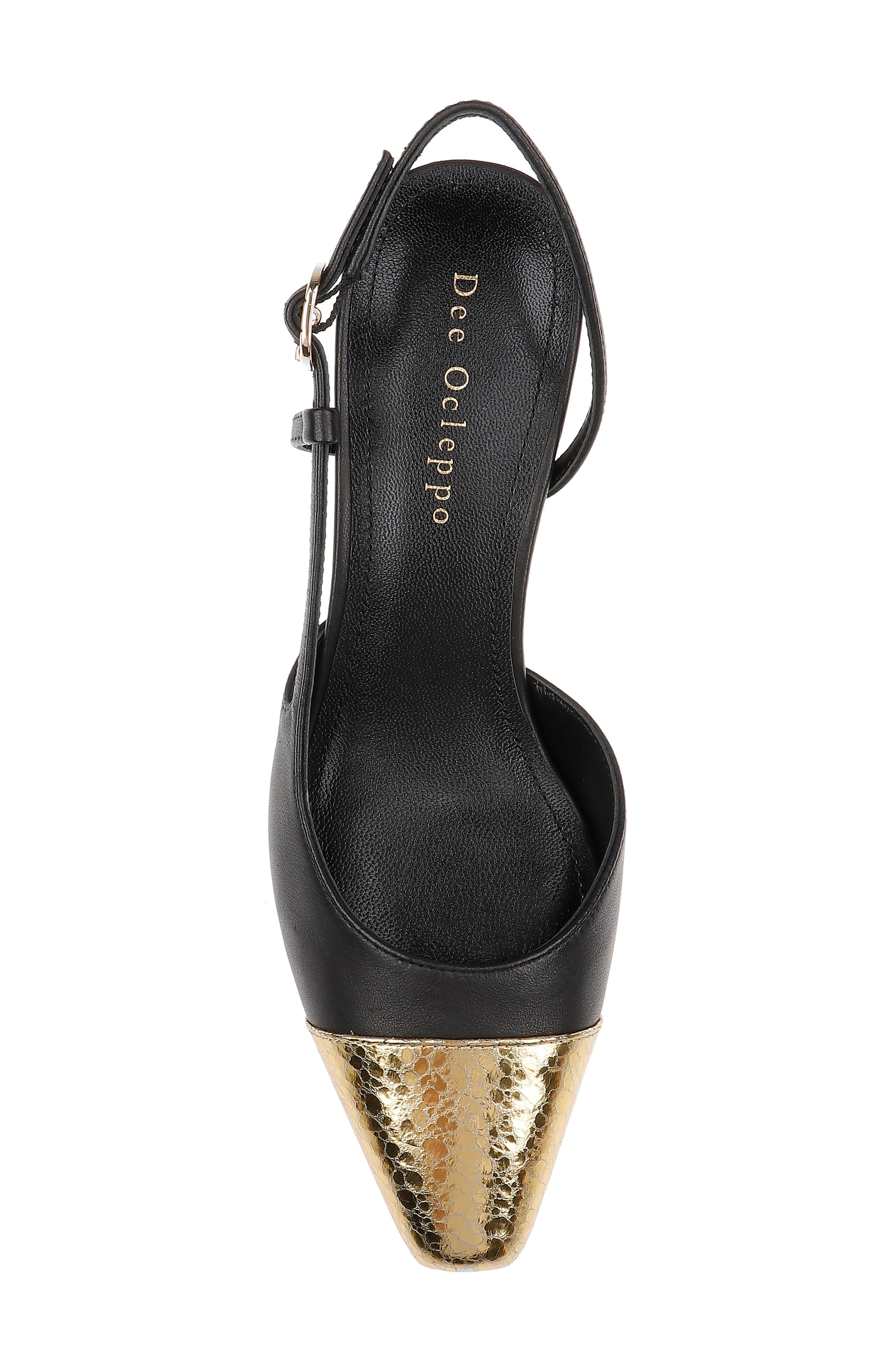 Dee Ocleppo Naples Cap Toe Slingback Pump, Alternate, color, 
