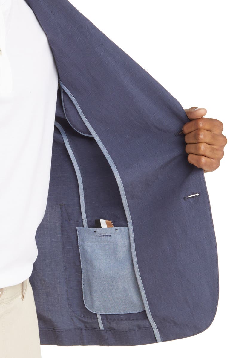 BOSS Hugo Boss Hanry Linen Blend Sport Coat, Alternate, color, 
