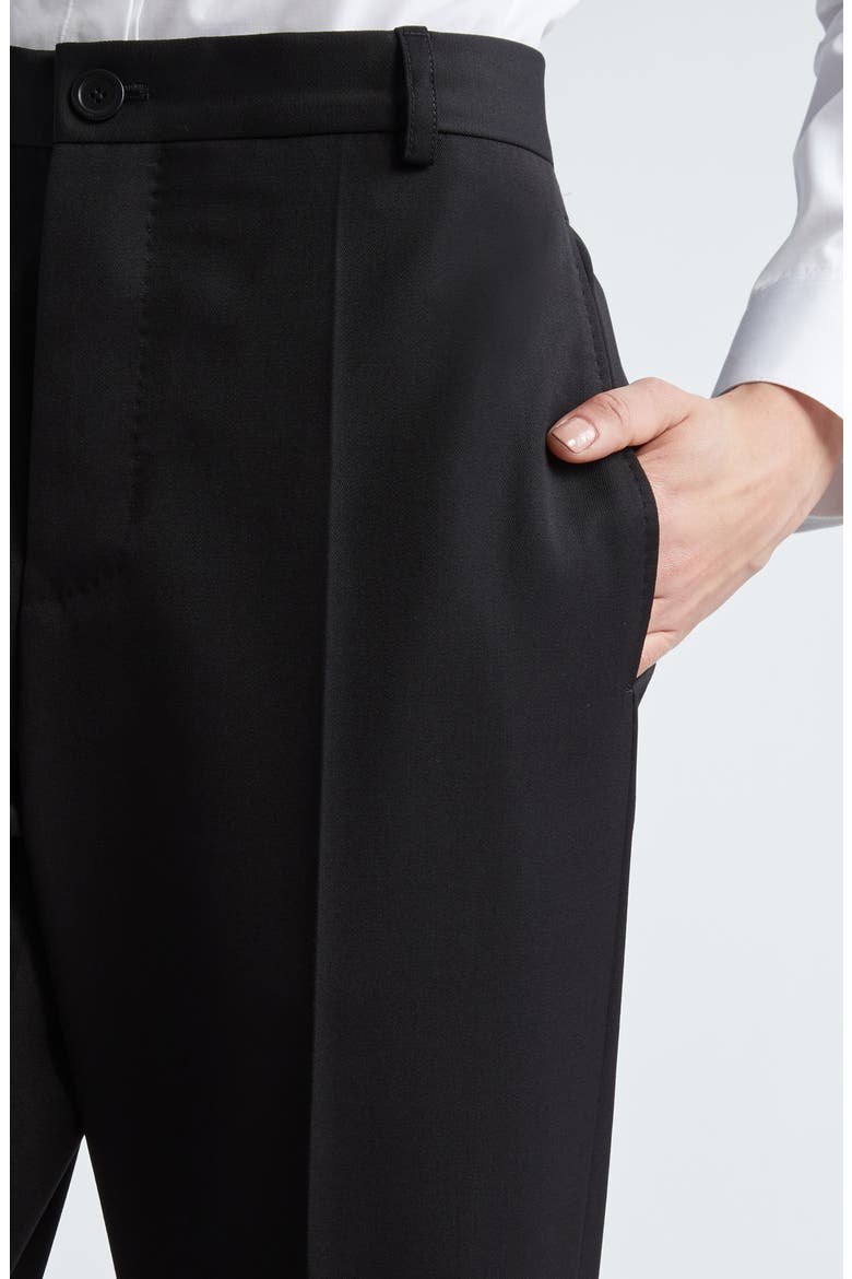 Tailored Wool Pants, Alternate, color, BLACK