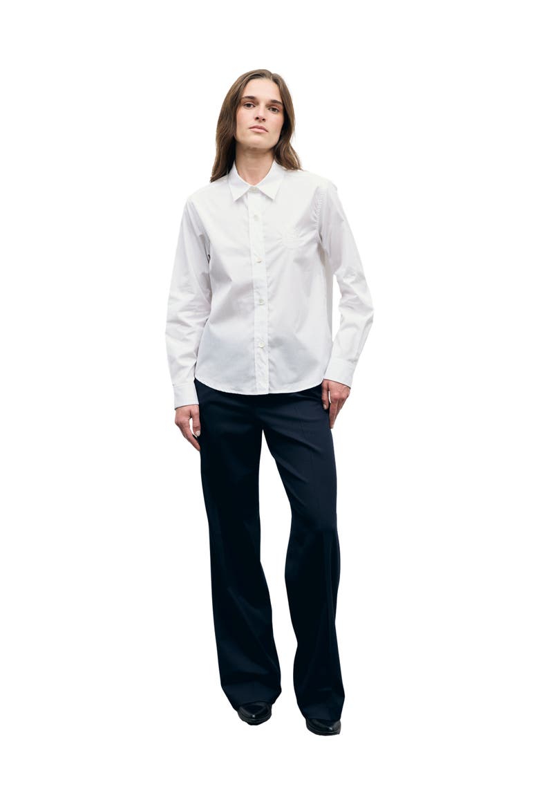 Luma Poplin Shirt, Alternate, color, White