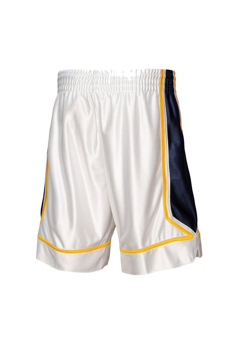 Men's Mitchell & Ness White Marquette Golden Eagles Authentic Shorts, Alternate, color, White