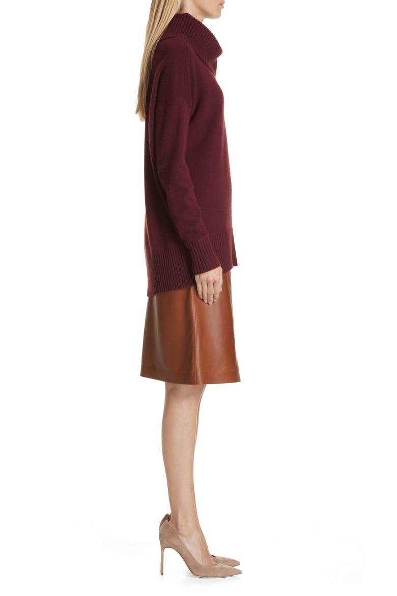 Cashmere Pullover, Alternate, color, BURGUNDY FIG