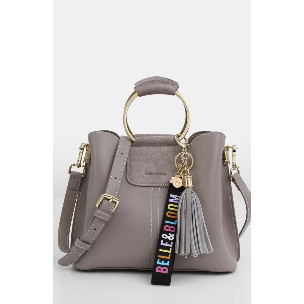 Belle & Bloom Twilight Leather Cross Body Bag In Grey