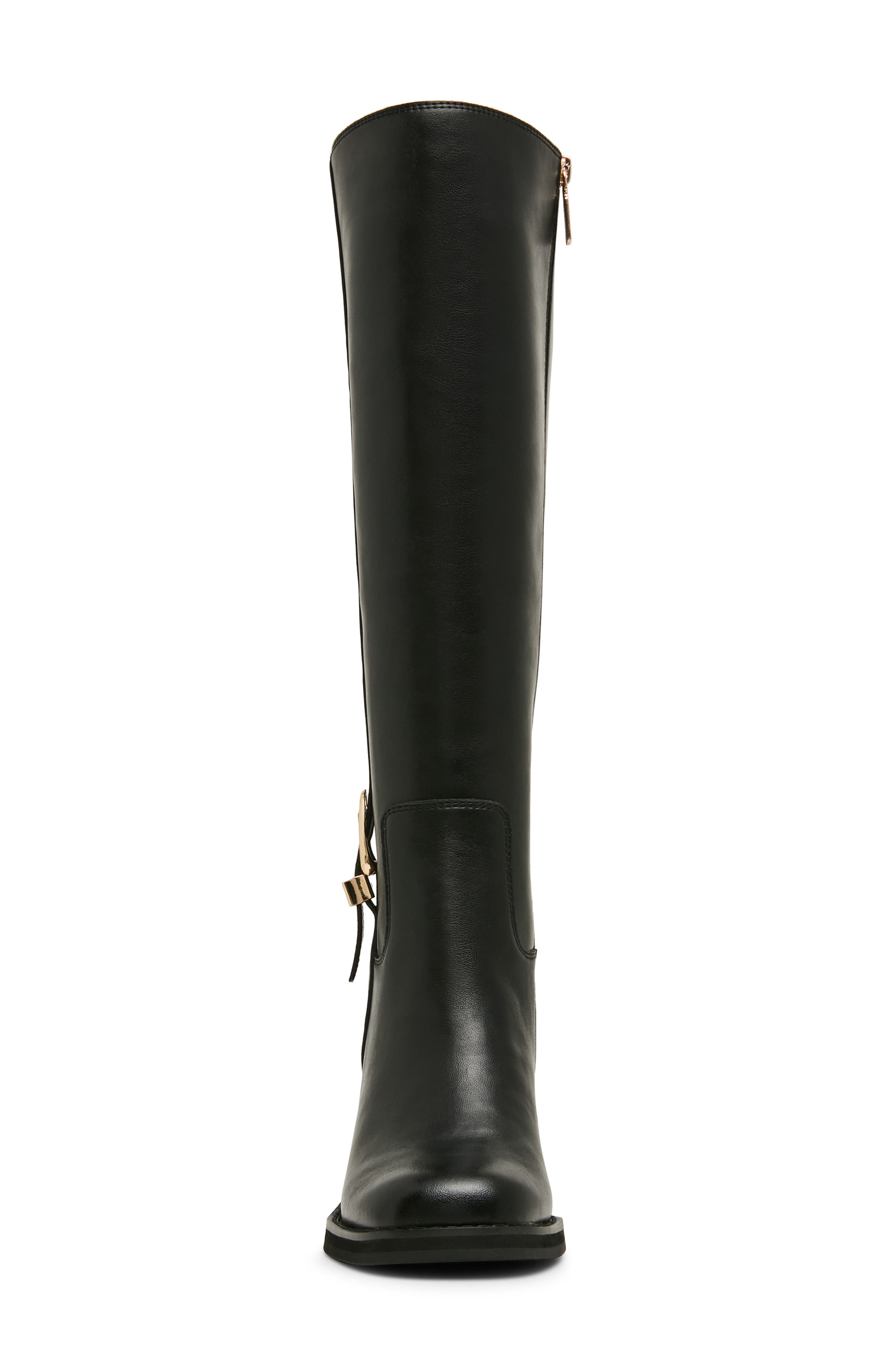 Nicky Waterproof Knee High Boot, Alternate, color, BLACK LEATHER