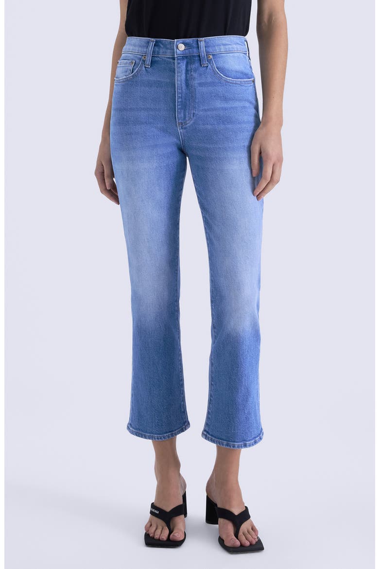 Lennon High Waist Ankle Bootcut Jeans, Main, color, HIDDEN GEM