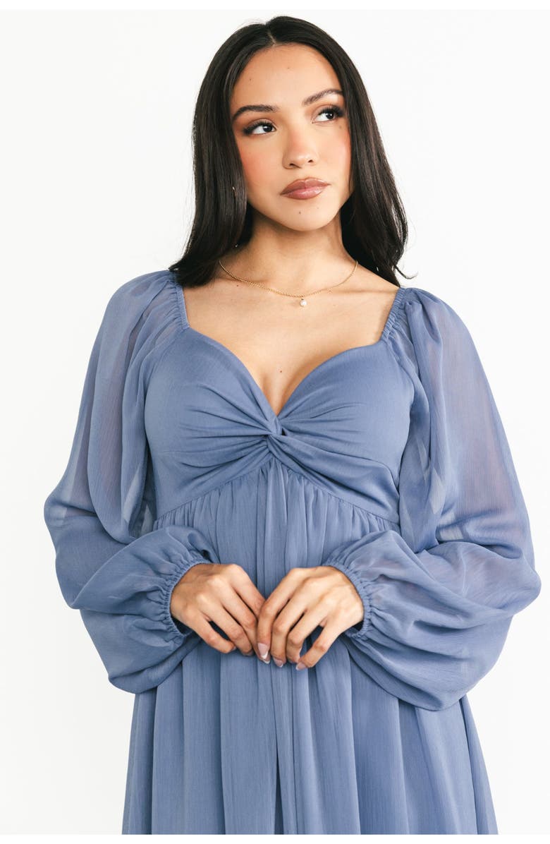 Baltic Børn Dione Midi Dress, Alternate, color, Blue