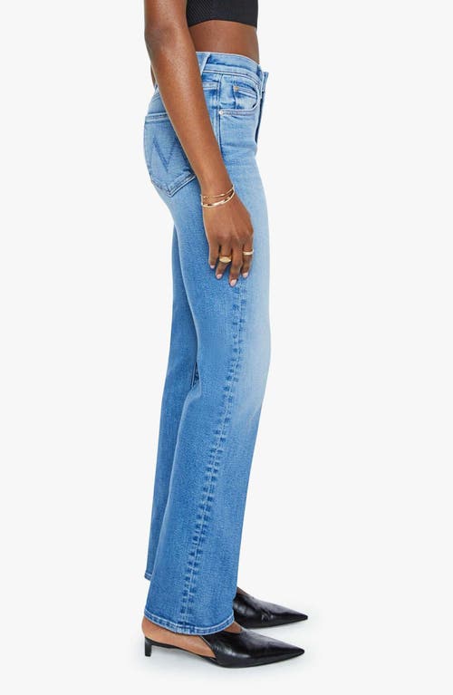 Mother The Kick It Relaxed Straight Leg Jeans In Blue
