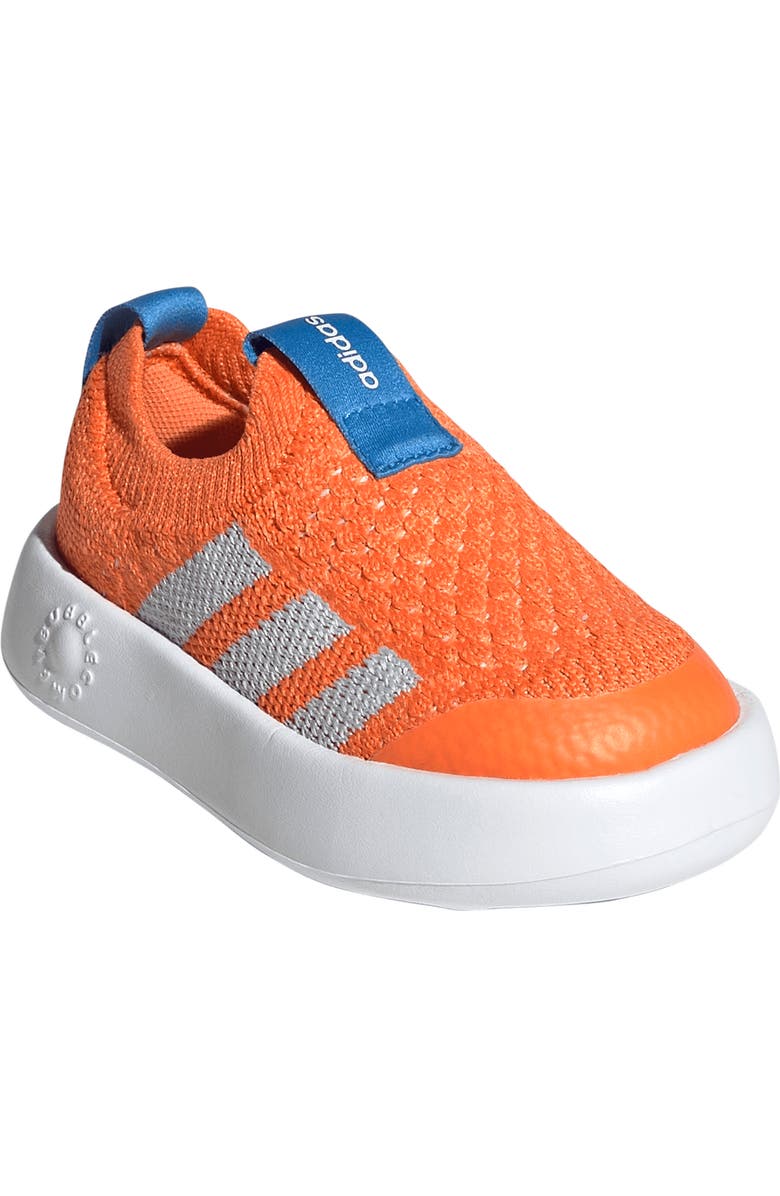 adidas Kids' Bubblecomfy Knit Sneaker, Main, color, Orange/ Sky/ Lucid Blue