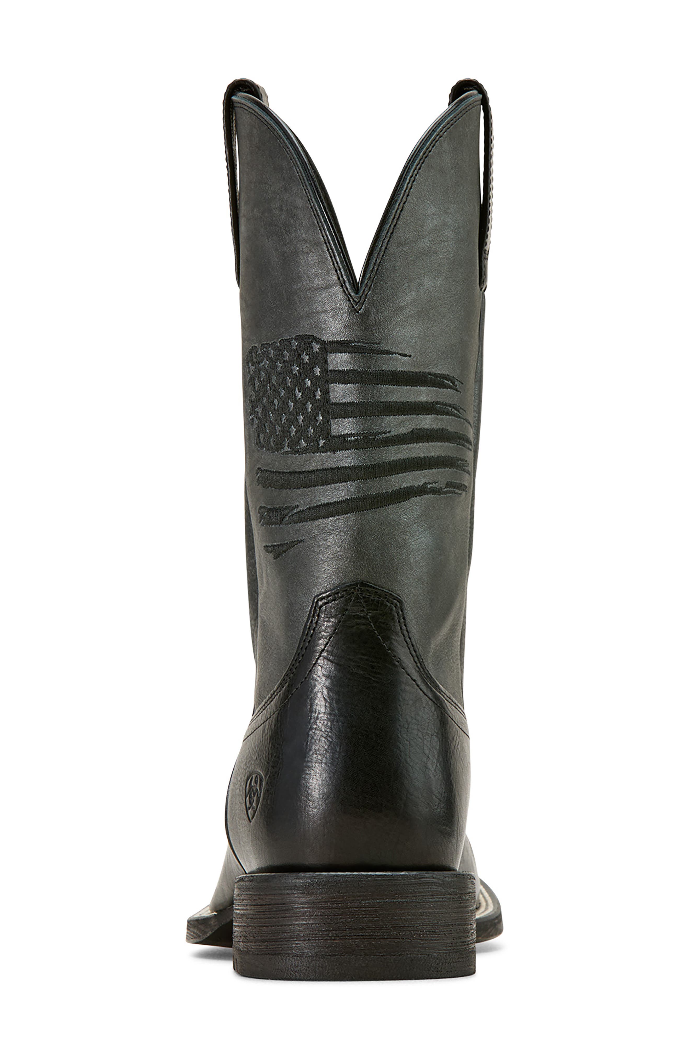 Ariat Circuit Patriot Cowboy Boot, Alternate, color, Black Night/ Gunmetal