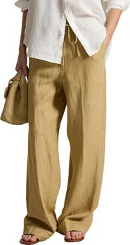 Polo Ralph Lauren Linen Drawstring Pants