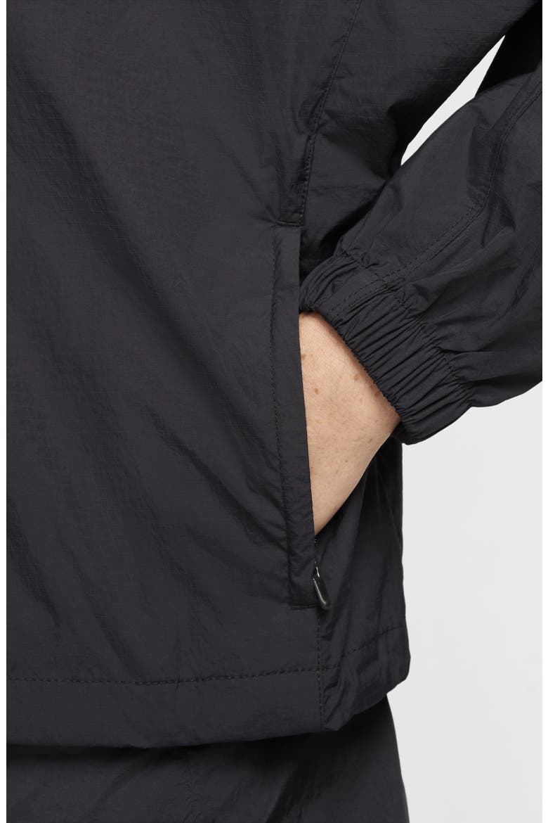 Trail Repel Water Repellent Running Jacket, Alternate, color, BLACK/ DARK SMOKE GREY