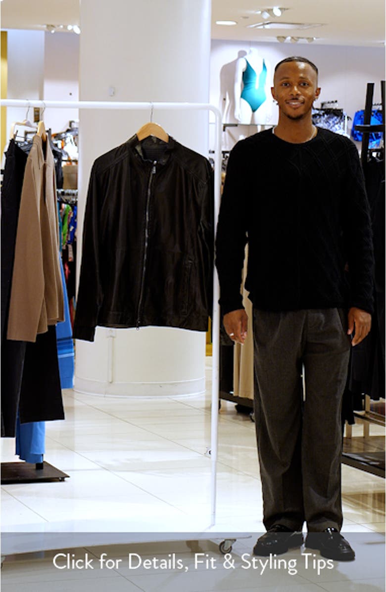 Reversible Leather Jacket, sales video thumbnail