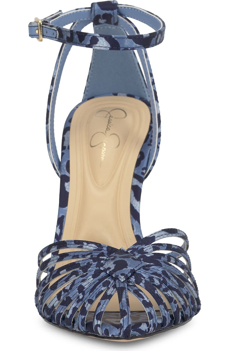 Jessica Simpson Paveri Ankle Strap Pointed Toe Pump, Alternate, color, Blue 05