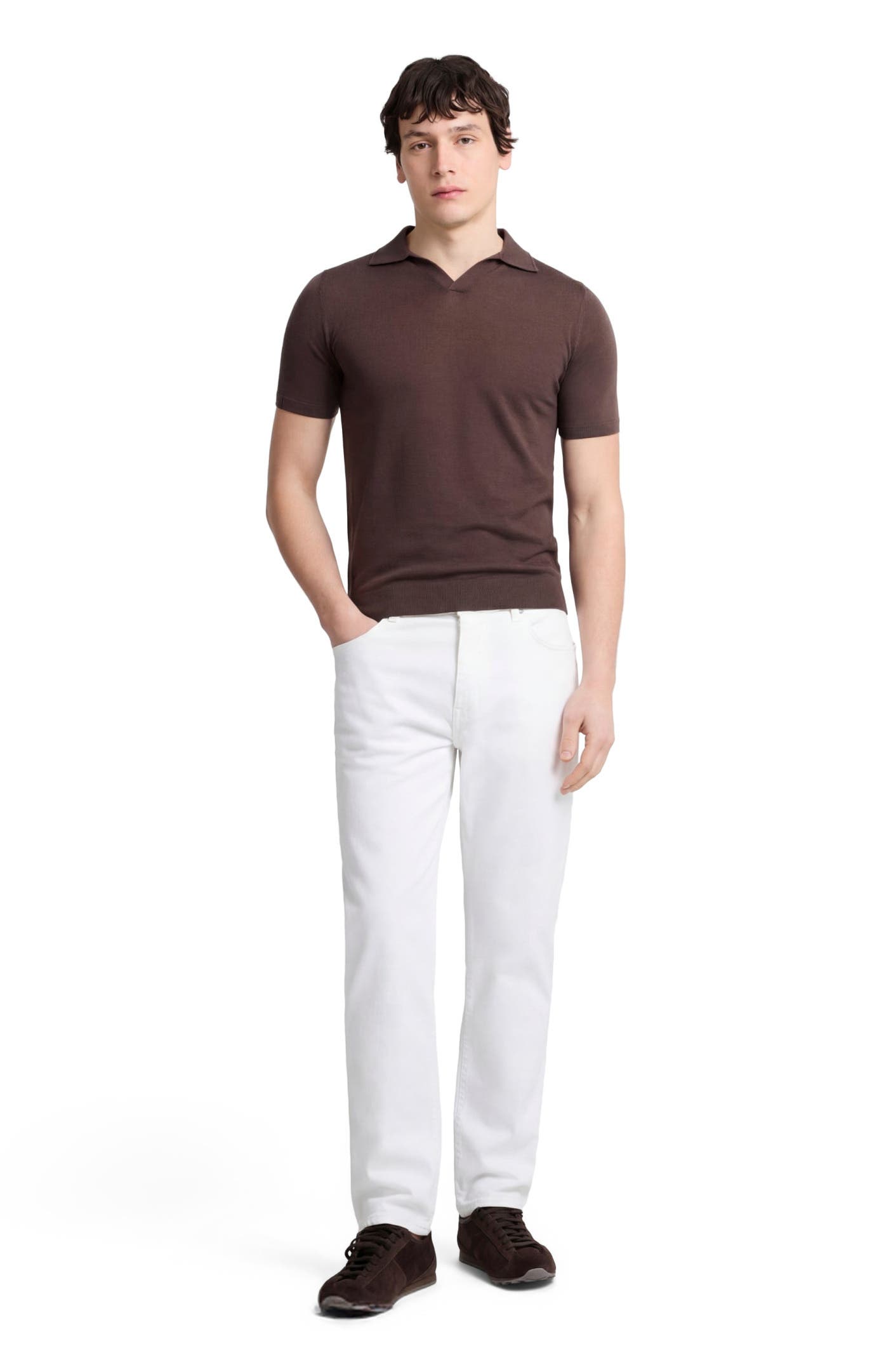 Linen Denim 5 Pocket Pant