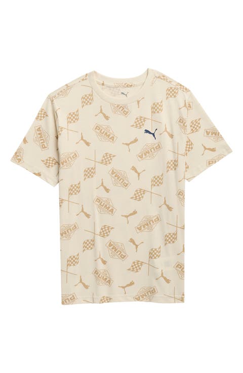 Kids' Vintage Moto Graphic T-Shirt (Big Kid)