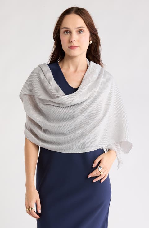 Pleated Occasion Wrap