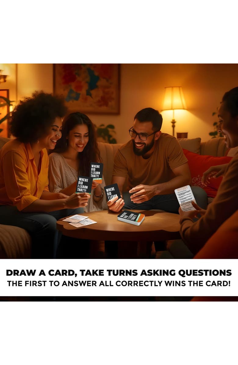 Quokka Trivia Card Games for Adults and Family, Alternate, color, 4 Set