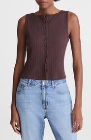 Madewell Rib Crewneck Vest Tank