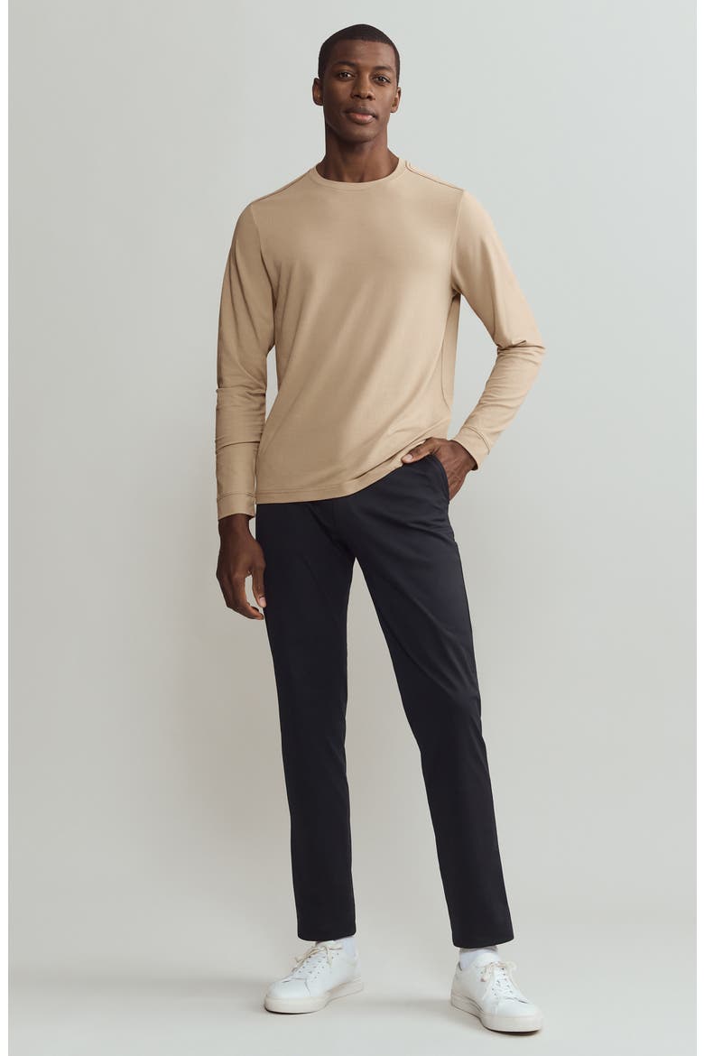 Origin Long Sleeve Crewneck T-Shirt, Alternate, color, SAVANNAH TAN