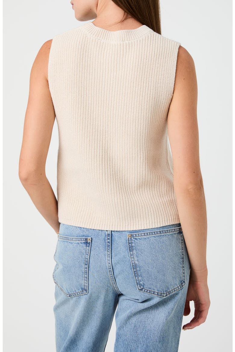 Mozart Cotton Sweater Vest, Alternate, color, OATMEAL