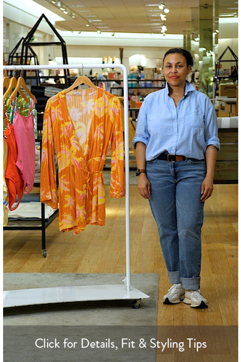 Sunkissed Shore Zaira Long Sleeve Cover-Up Wrap Dress video