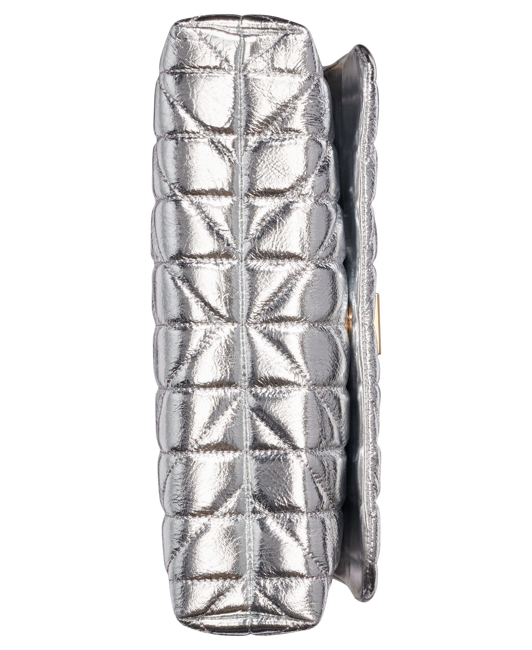 KARL LAGERFELD PARIS Lafayette Shoulder, Alternate, color, Silver